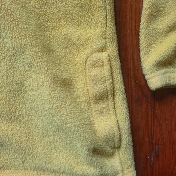 Yellow Fleece Zip, sz Large - Picture 9 of 10